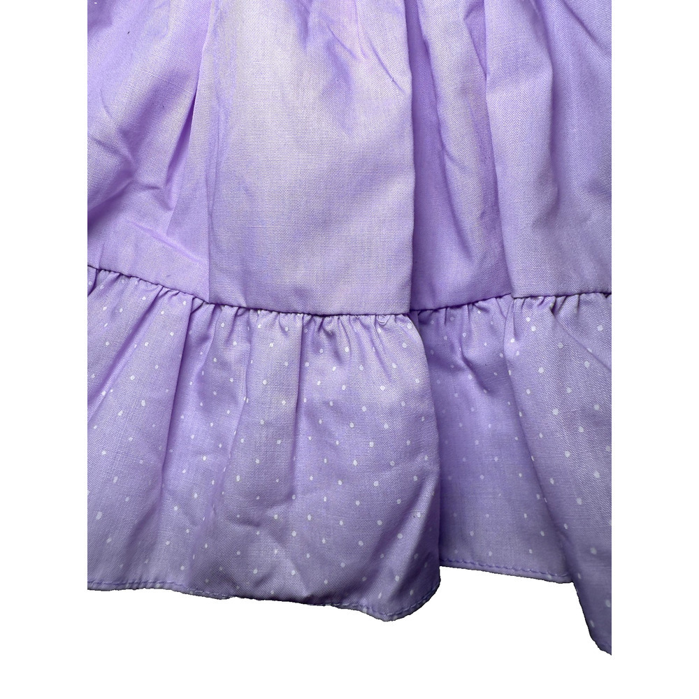 Vintage Bettes Baby Dress 12M Purple Ruffle - Picture 5 of 5